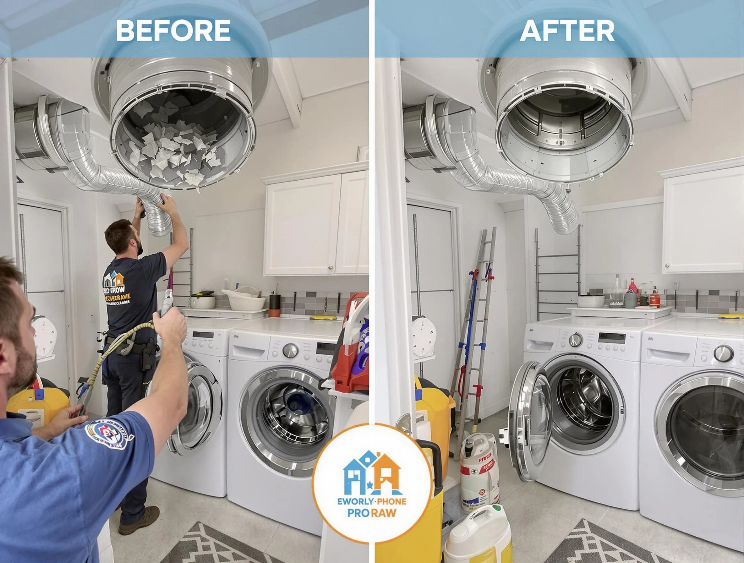 Residential dryer vent cleaning by Loganville Dryer Vent Cleaning in Loganville