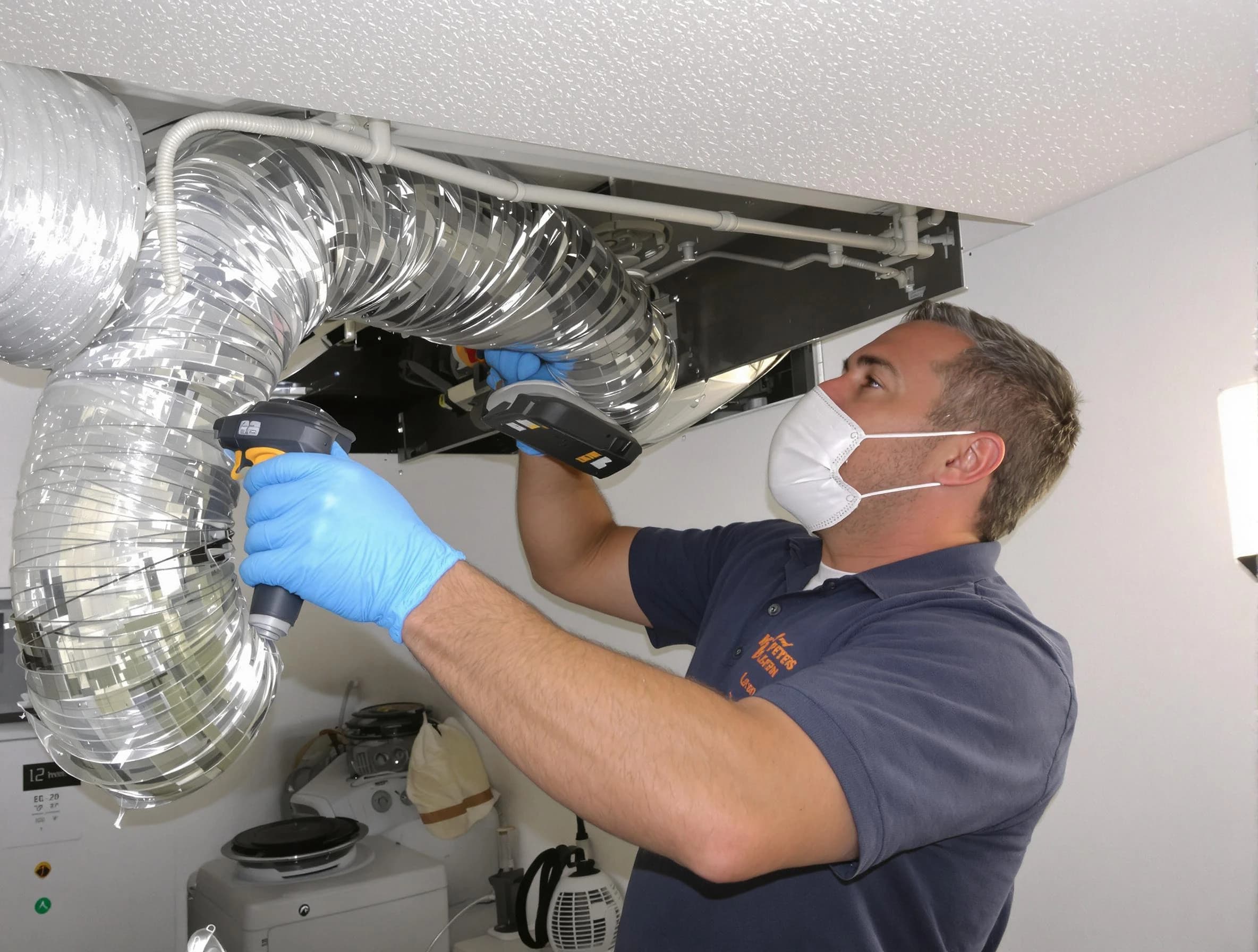 Loganville Dryer Vent Cleaning professional performing thorough residential dryer vent cleaning in Loganville