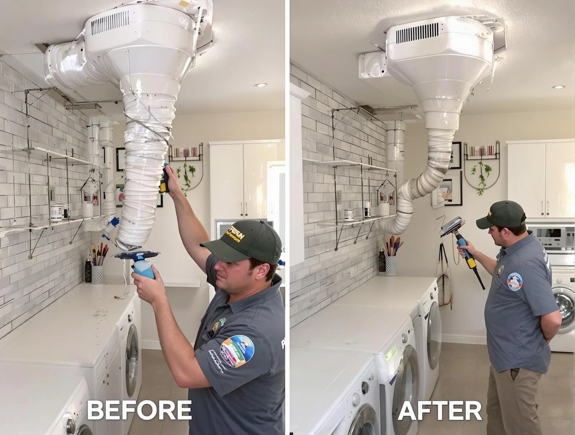 Professional dryer exhaust vent cleaning by Loganville Dryer Vent Cleaning in Loganville